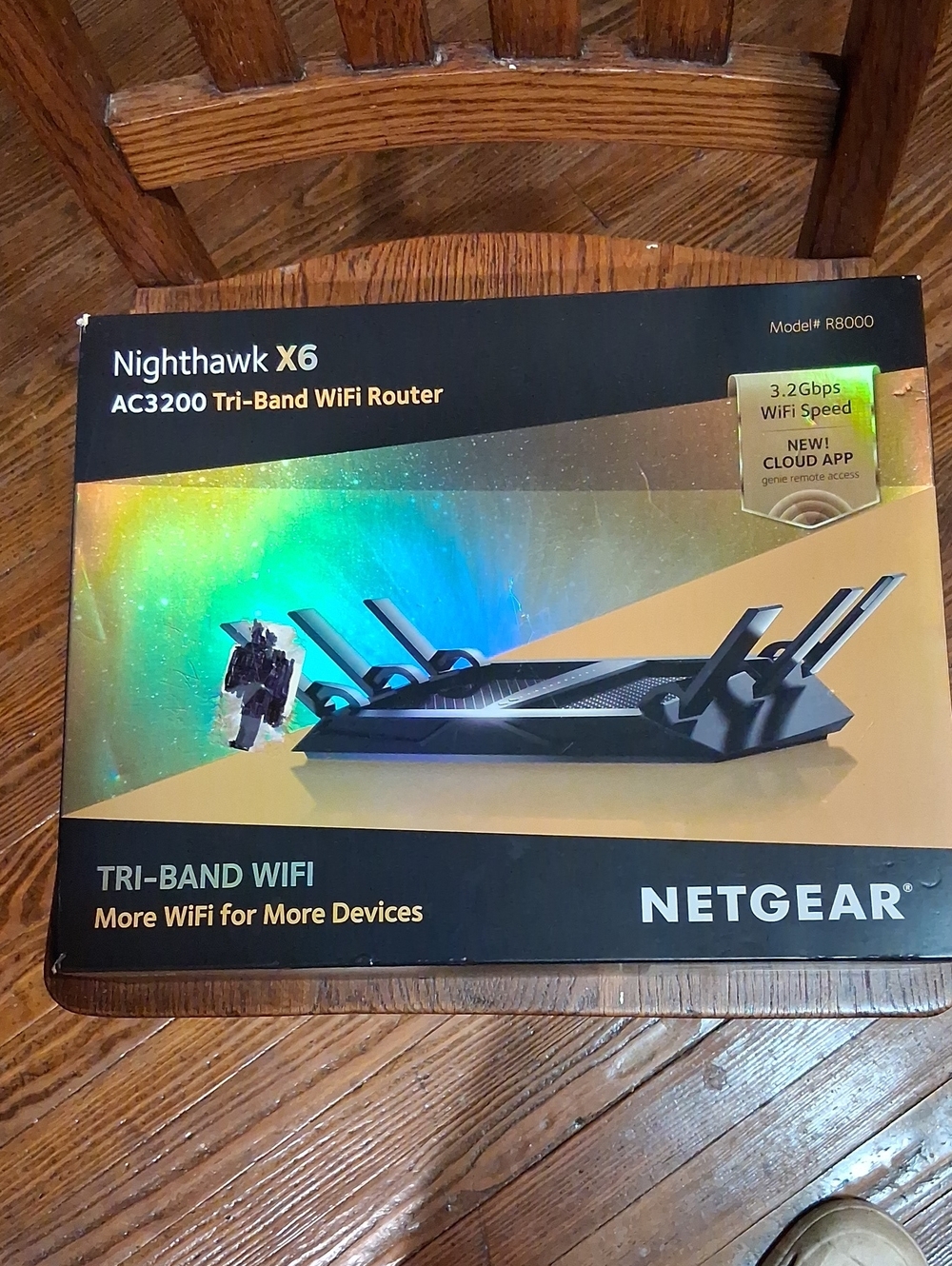 Netgear,Nighthawk X6,AC3200.Tri Band WiFi Router.Unused Model R8000.NIB